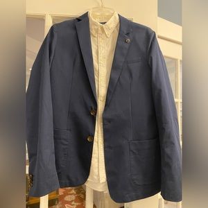 Boys Scotch & Soda Lightweight Navy Blue Suit